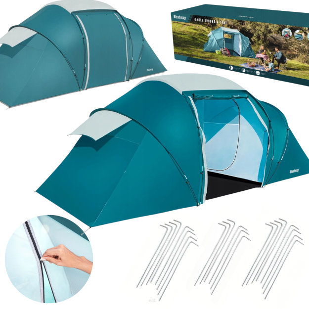 Namiot turystyczny rodzinny FAMILY GROUND 4 -osobowy BESTWAY 460x230x185cm