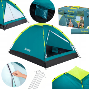 Namiot turystyczny 2-osobowy z torbą BESTWAY 205x145x100cm COOL DOME
